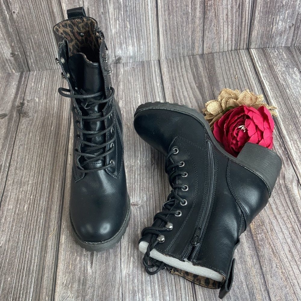 Sun + Stone Black Sloanie Hiker Booties - Picture 3 of 6